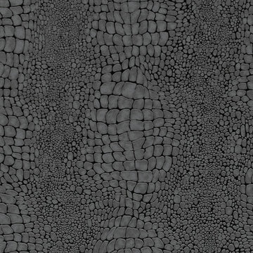 Erismann Cameo 10529-15 wallpaper in deep charcoal with a graphic pebble, stone-like pattern.