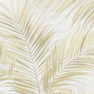 Erismann Cameo 10531-02 beige palm leaf wallpaper close-up