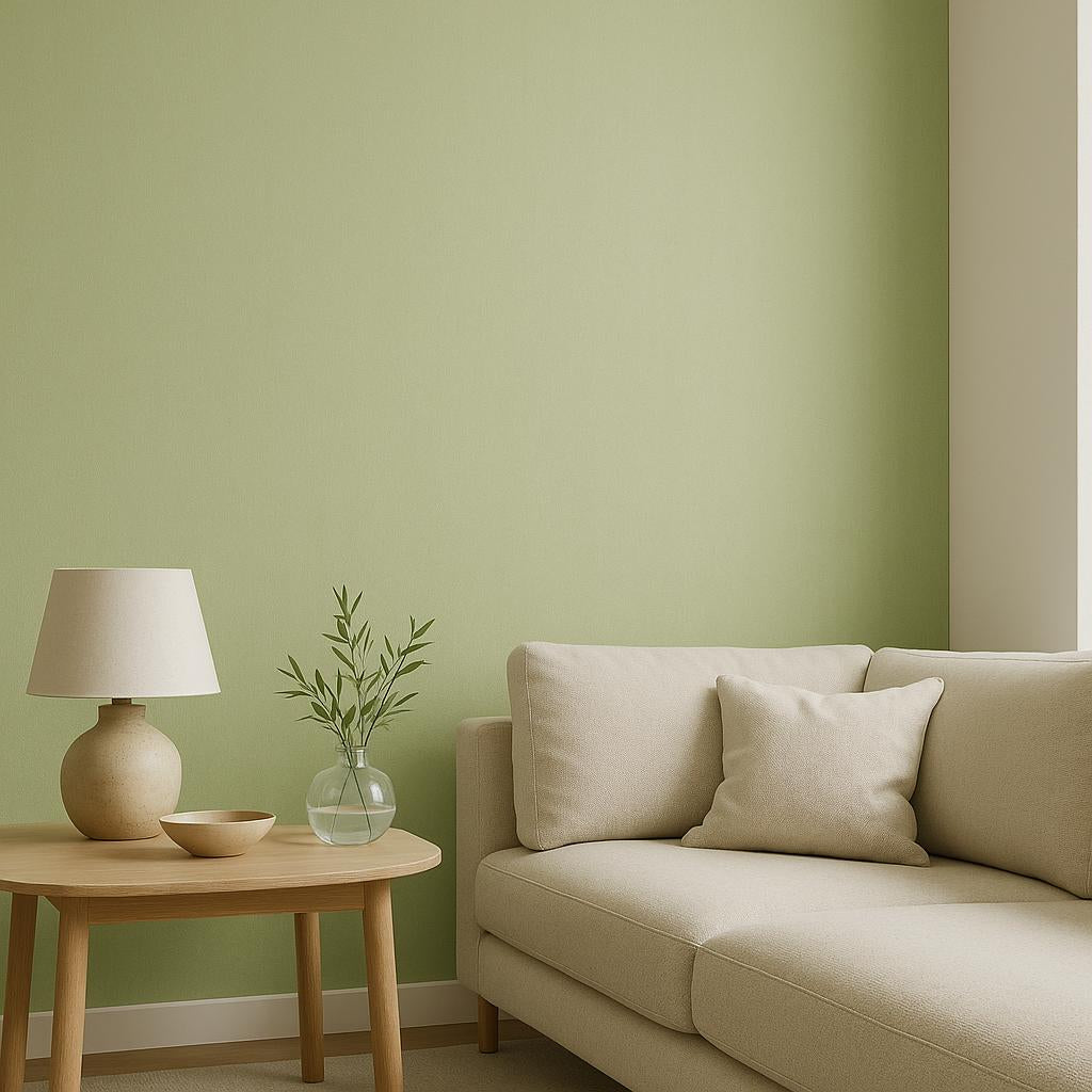 Living Room featuring Erismann Cameo 10534-07 as feature wall in a Modern, Minimal, Contemporary, Calm interior.