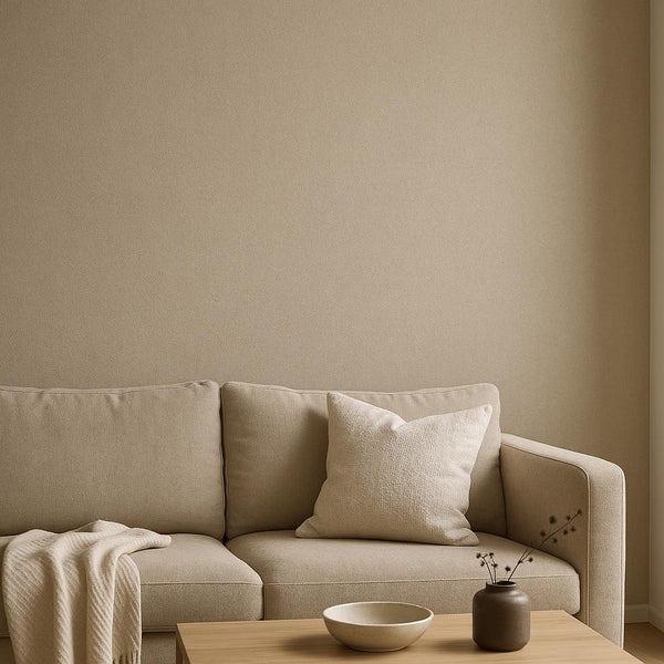 Living Room featuring Erismann Cameo 10534-11 as feature wall in a Modern, Minimal, Contemporary, Calm interior.