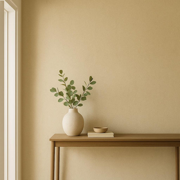 Hallway featuring Erismann Cameo 10534-27 as accent wall in a Modern, Contemporary, Minimal, Calm interior.