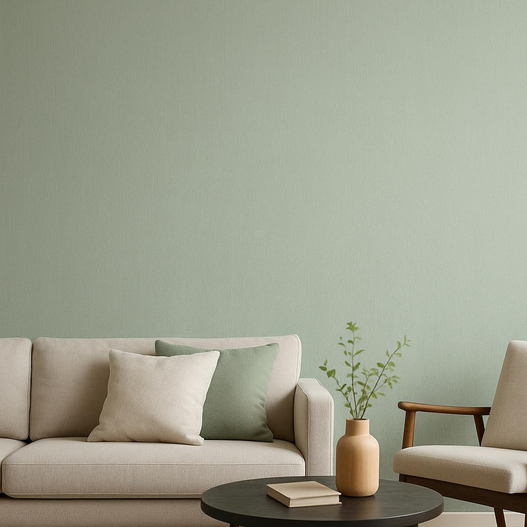 Living Room featuring Erismann Cameo 10534-35 as feature wall in a Modern, Contemporary, Minimal, Calm interior.