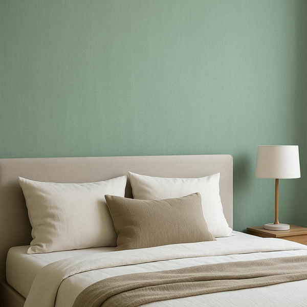 Bedroom featuring Erismann Cameo 10534-36 as feature wall in a Modern, Contemporary, Minimal, Calm interior.