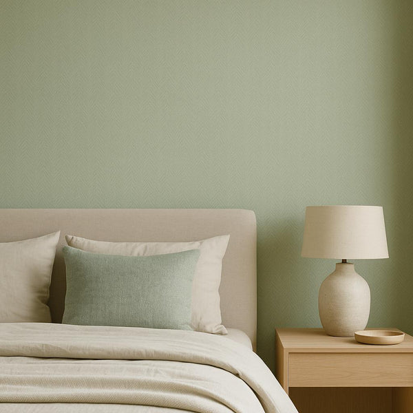 Bedroom featuring Erismann Cameo 10536-07 as feature wall in a Modern, Contemporary, Calm, Structured interior.
