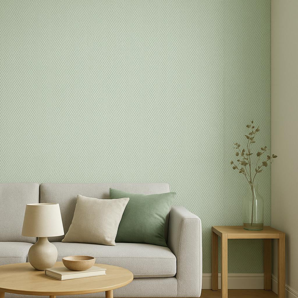 Living Room featuring Erismann Cameo 10536-07 as feature wall in a Modern, Contemporary, Calm, Structured interior.