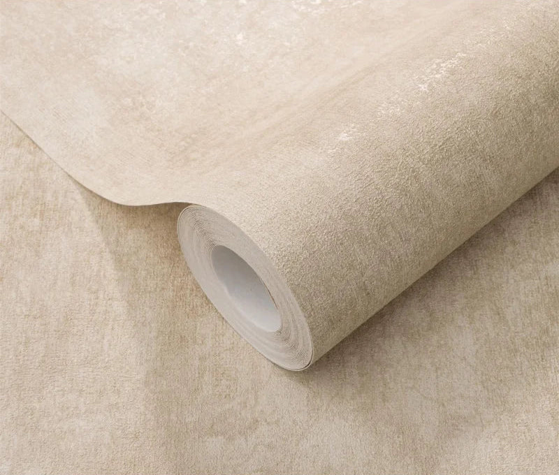 Erismann Elle Decoration 4 beige textured wallpaper with soft plaster-like finish roll detail