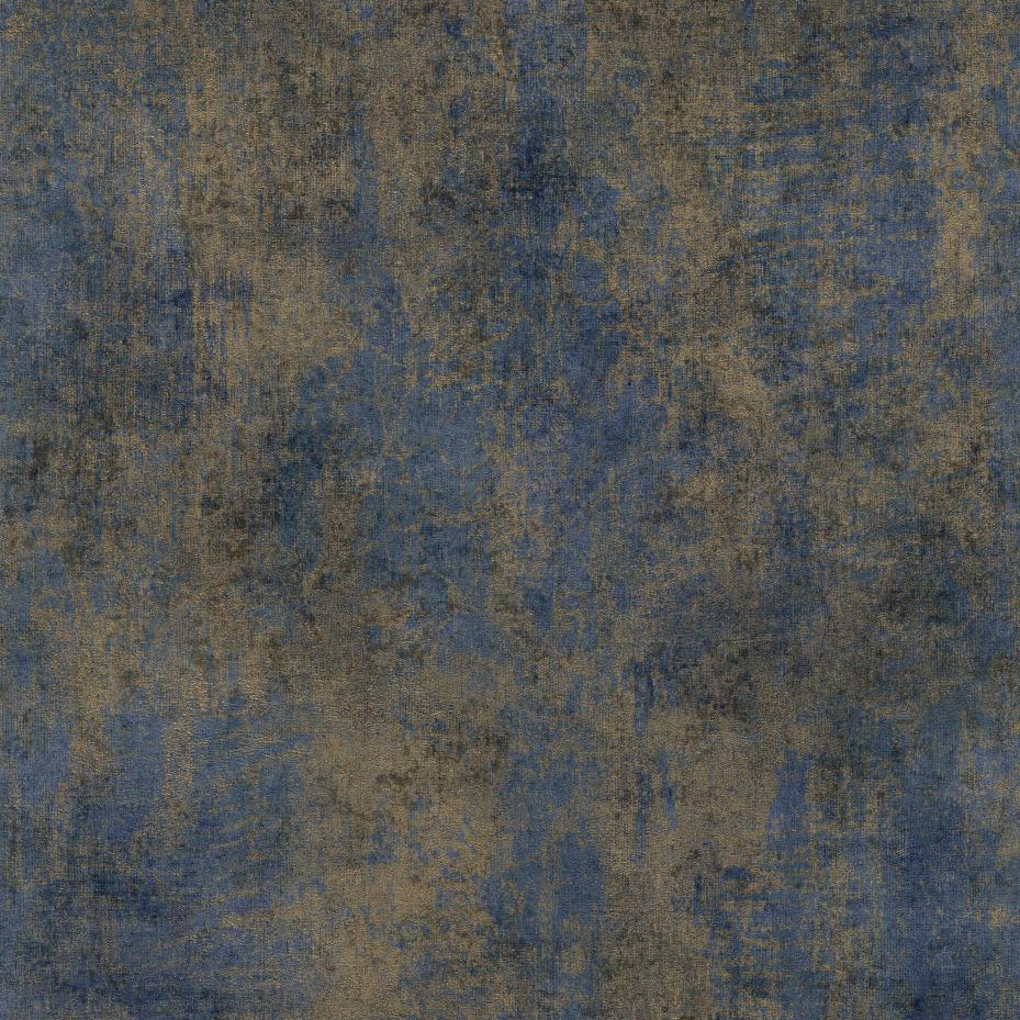 Erismann Elle Decoration 4 deep blue textured wallpaper with layered plaster-like finish