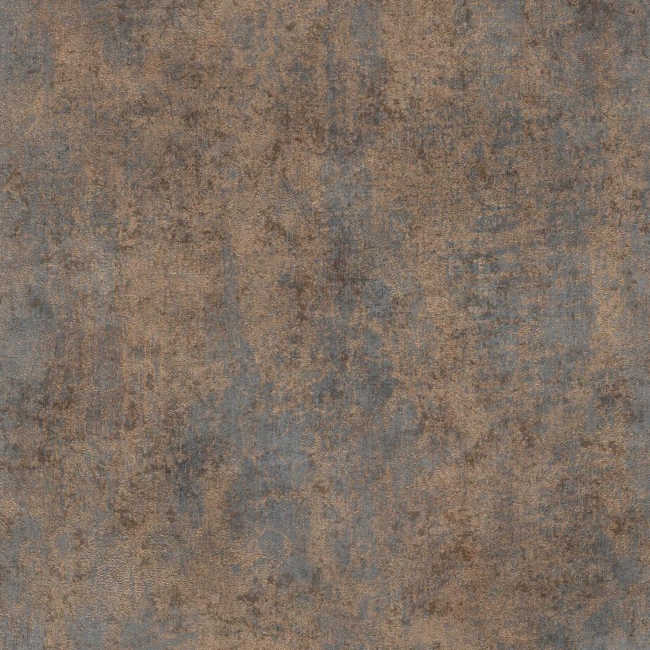 Erismann Elle Decoration 4 warm brown textured wallpaper with subtle blue undertones and plaster-like finish