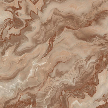 Erismann Elle Decoration 4 marble effect wallpaper in warm terracotta tones 