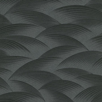 Erismann Fashion For Walls 4 10372-15 black geometric embossed wallpaper sample