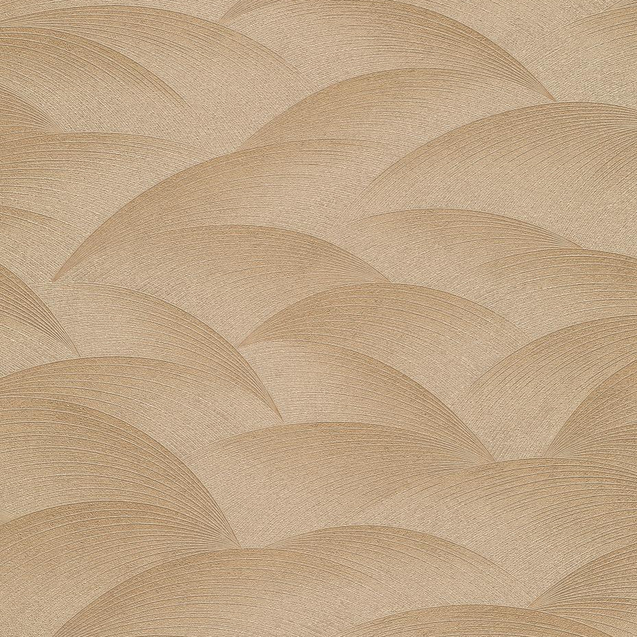 Erismann Fashion For Walls 4 10372-30 gold embossed geometric wave wallpaper