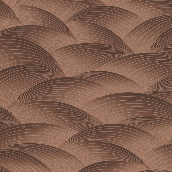 Erismann Fashion For Walls 4 10372-48 brown geometric arc wallpaper