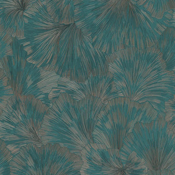 Erismann Fashion For Walls 4 10373-19 green ginkgo-leaf botanical wallpaper