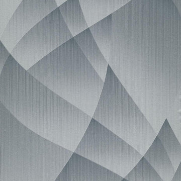 Erismann Fashion For Walls 4 10374-29 silver-grey geometric wallpaper with layered facets and fine vertical ribbing