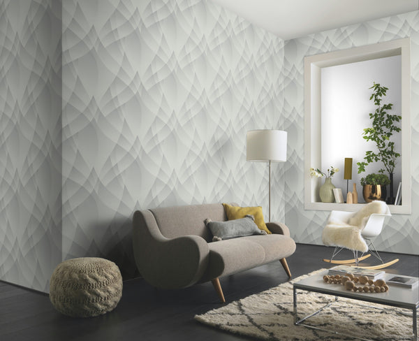 Erismann Fashion For Walls 4 10374-31 wallpaper used as a feature wall behind contemporary furnishings in a contemporary lounge setting.