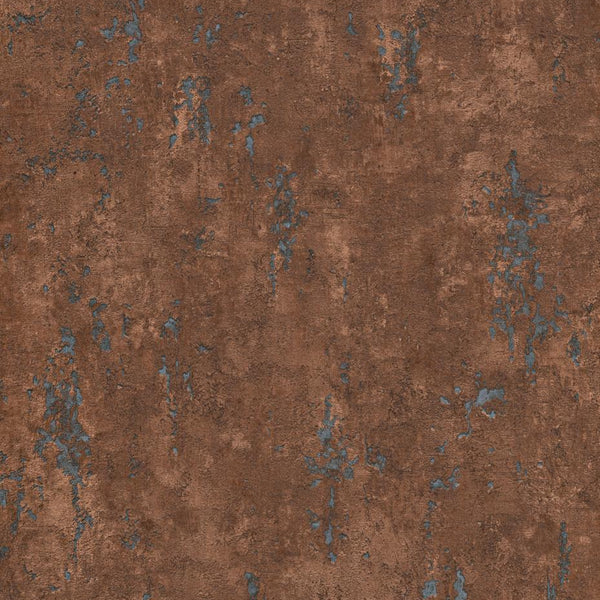 Erismann Fashion For Walls 4 10375-48 warm brown concrete-effect non-woven wallpaper with weathered stone texture and slate accents.