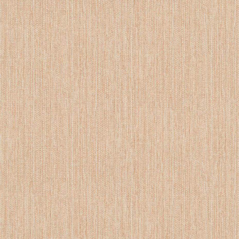 Erismann Forest Dreams 10559-04 non-woven wallpaper in soft orange with a linen-like vertical strie texture.