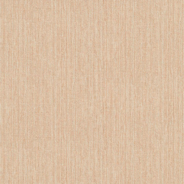 Erismann Forest Dreams 10559-04 non-woven wallpaper in soft orange with a linen-like vertical strie texture.