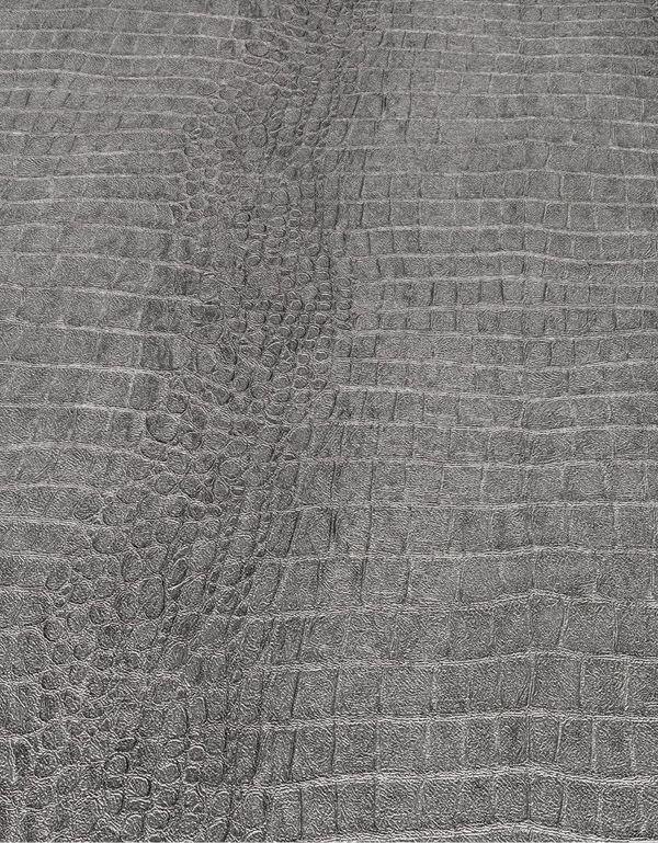 Erismann Forest Dreams 10560-37 wallpaper grey embossed crocodile-skin texture with rectangular scales and a pebbled vertical strip.