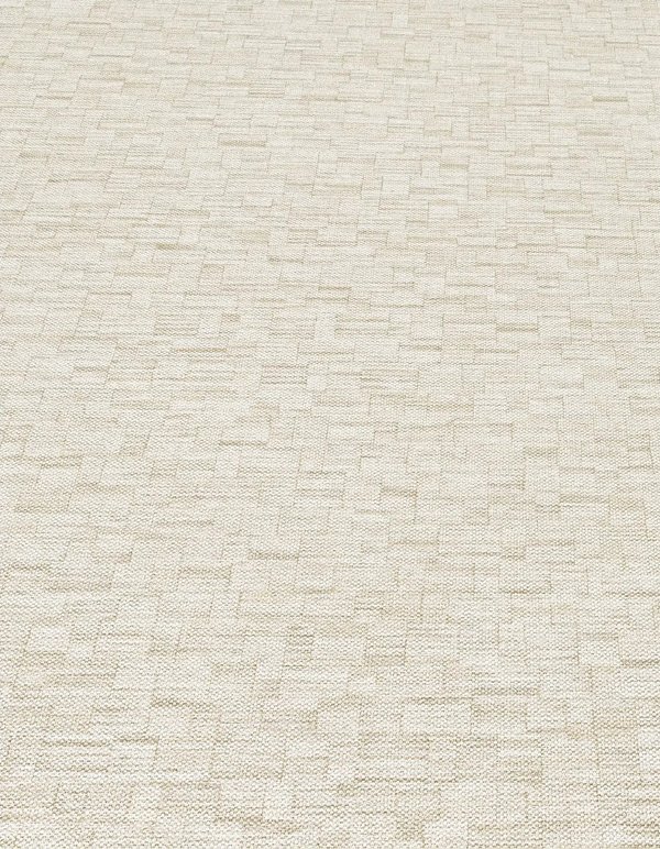 Erismann Forest Dreams 10562-02 wallpaper cream woven texture with subtle irregular rectangular linework and fine raised fibres.