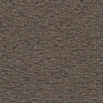 Erismann Forest Dreams 10562-11 warm brown geometric textured wallpaper with small rectangular blocks
