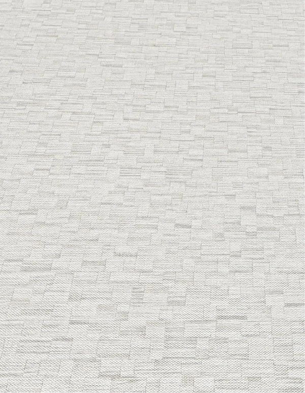 Erismann Forest Dreams 10562-38 wallpaper pale woven texture with subtle grey rectangular block lines and fine raised surface detail.