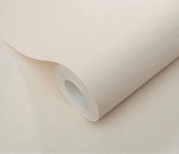 Erismann Forest Dreams 10563-26 wallpaper roll close-up with cream woven texture and subtle raised finish.