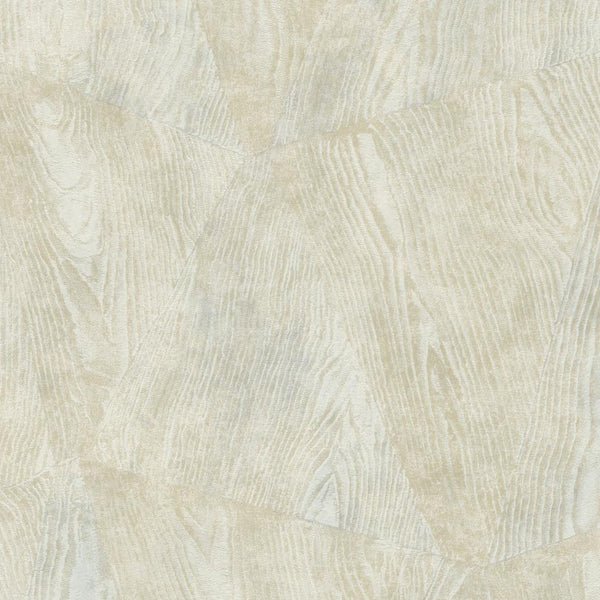 Erismann Opus 10439-02 beige geometric woodgrain wallpaper sample