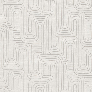 Erismann Opus 10461-02 beige geometric line wallpaper