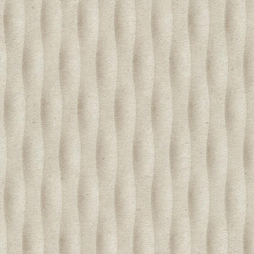 Erismann Fashion for Walls 5 textured stripe wallpaper with soft vertical lines in beige, white, and gray tones creating a subtle modern look.