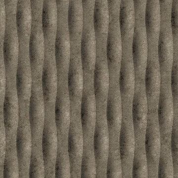 Erismann Fashion for Walls 5 textured vertical wave stripe wallpaper in brown, gray, and beige tones with a soft organic modern pattern.