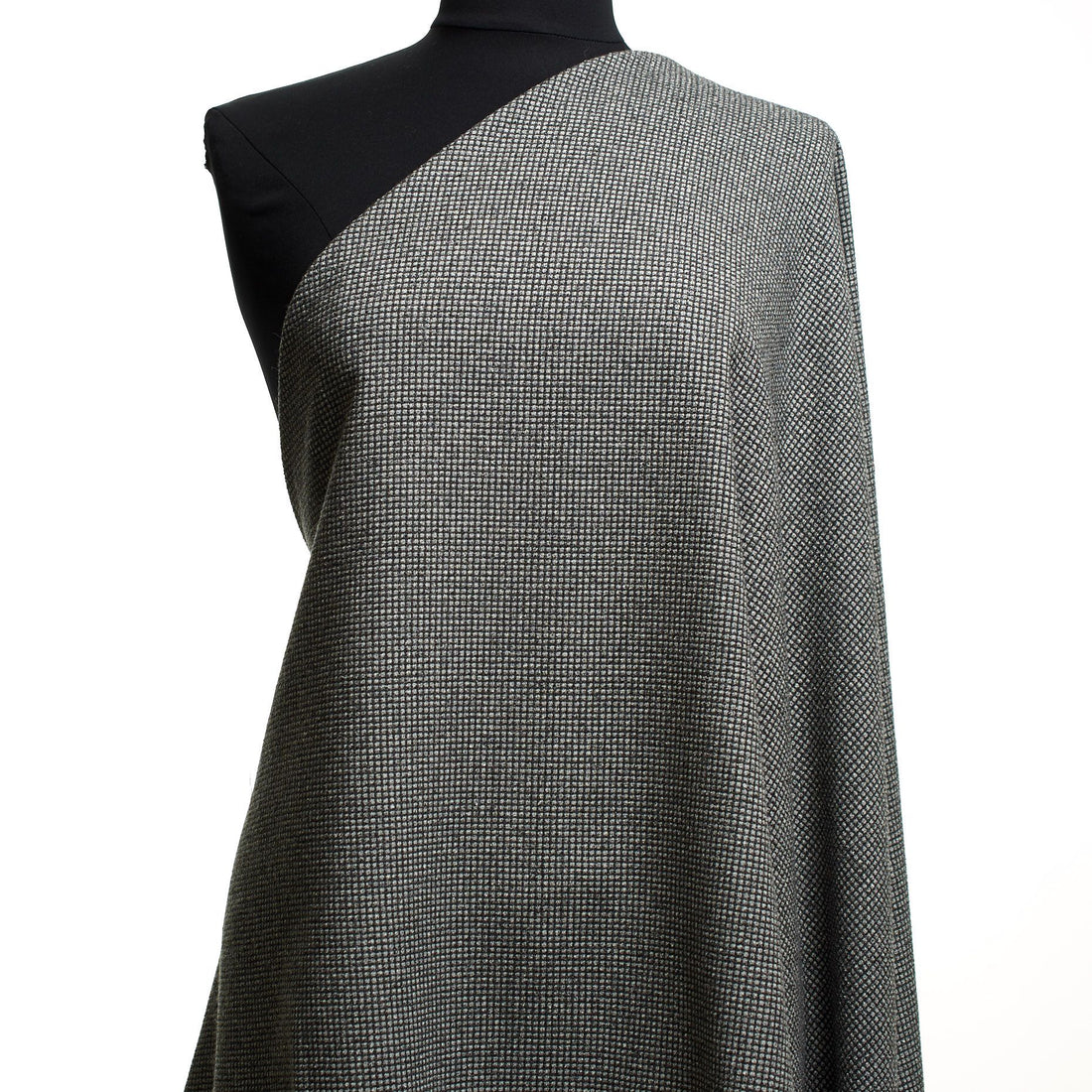 Chanel Charcoal Viscose Wool Blend