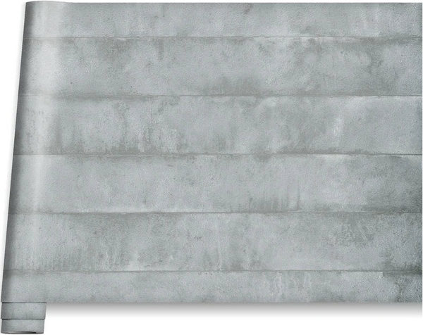 Marburg Avalon 31616 Partially unrolled wallpaper roll on a white background showing a light gray mottled texture.