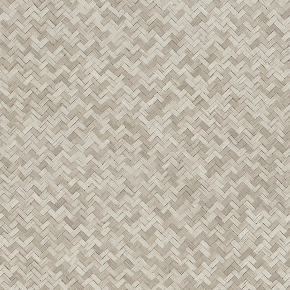 Marburg Botanica 33309 beige woven herringbone grasscloth-look geometric wallpaper