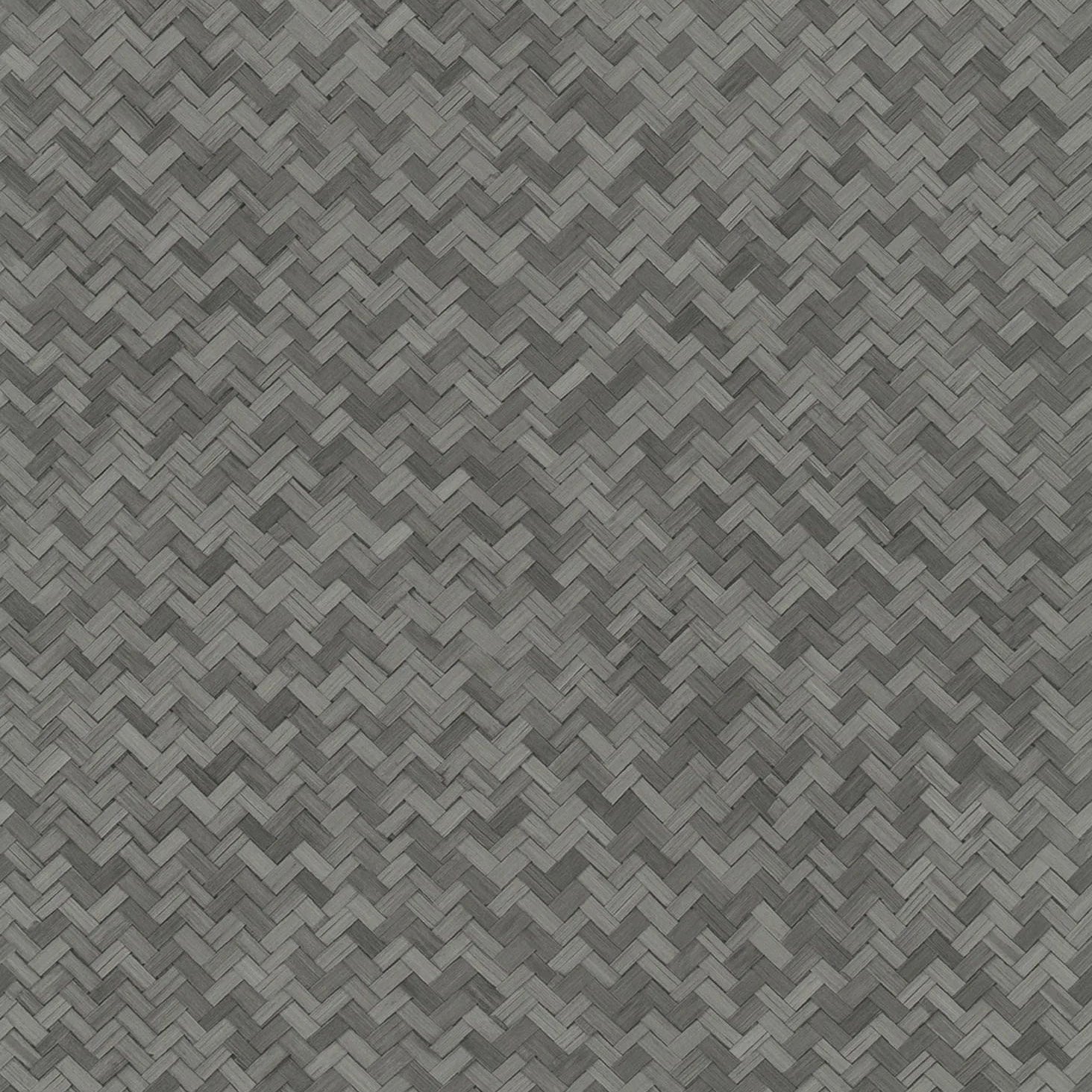 Marburg Botanica 33310 anthracite grey lattice woven geometric wallpaper