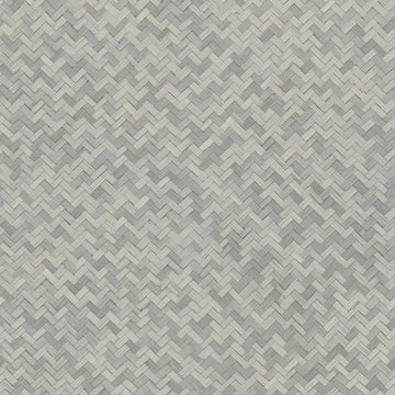 Marburg Botanica 33311 grey beige woven lattice geometric wallpaper