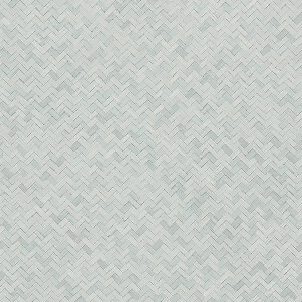 Marburg Botanica 33312 light grey woven herringbone geometric wallpaper