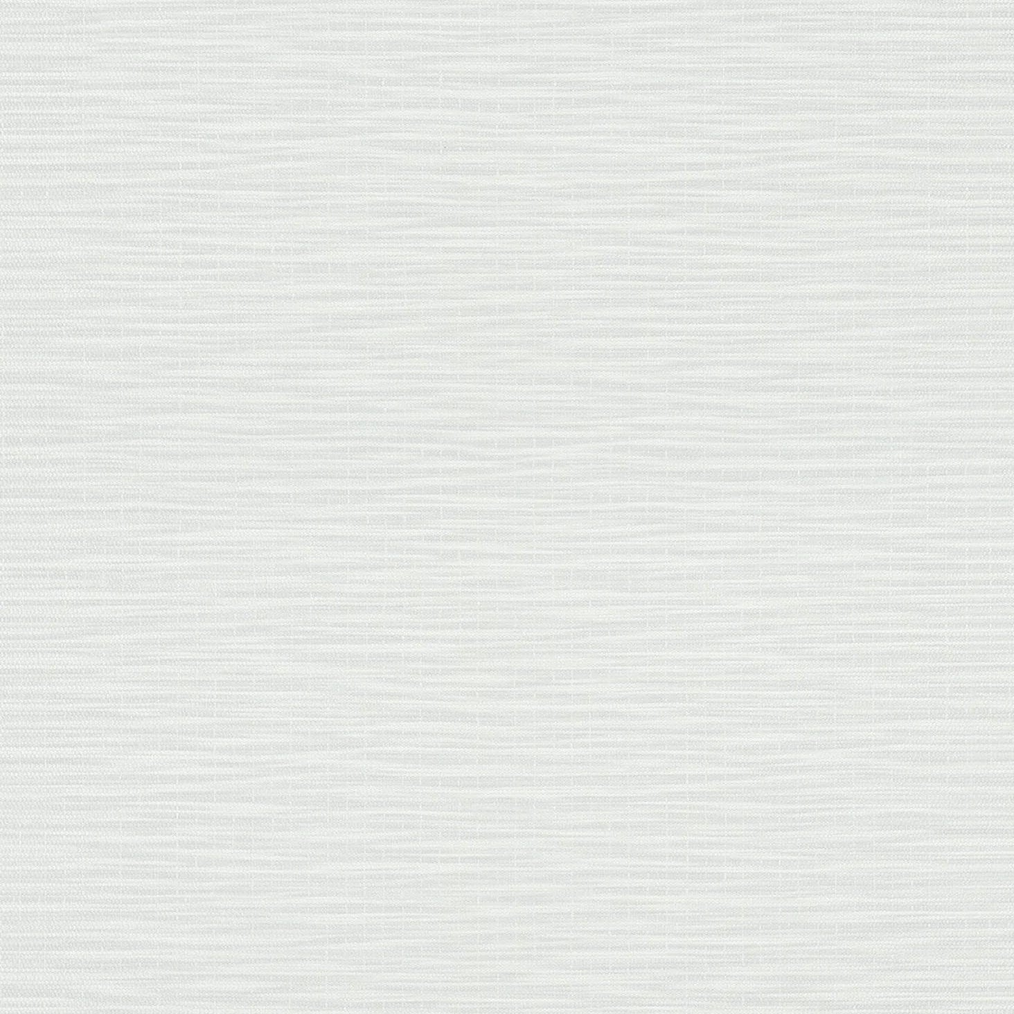 Marburg Botanica 33322 light grey and white linen-look textured wallpaper with subtle horizontal strie.