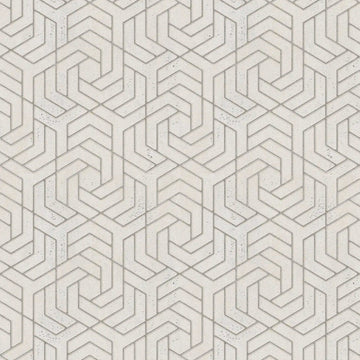 Marburg City Glam 32608 cream geometric wallpaper with subtle stone-effect linework