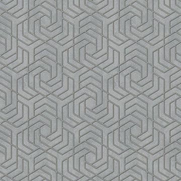 Marburg City Glam 32610 grey geometric wallpaper with a stone-effect polygonal pattern