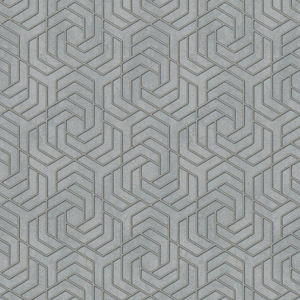 Marburg City Glam 32610 grey geometric wallpaper with a stone-effect polygonal pattern