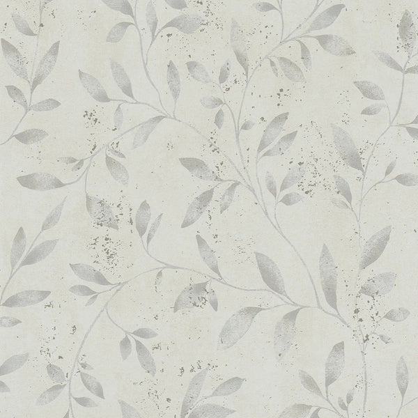 Marburg City Glam 32633 beige cream vine botanical wallpaper with lightly mottled ground