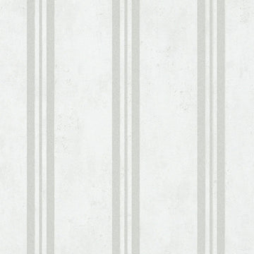Marburg City Glam 32635 soft white wallpaper with pale grey vertical stripes and subtle plaster texture