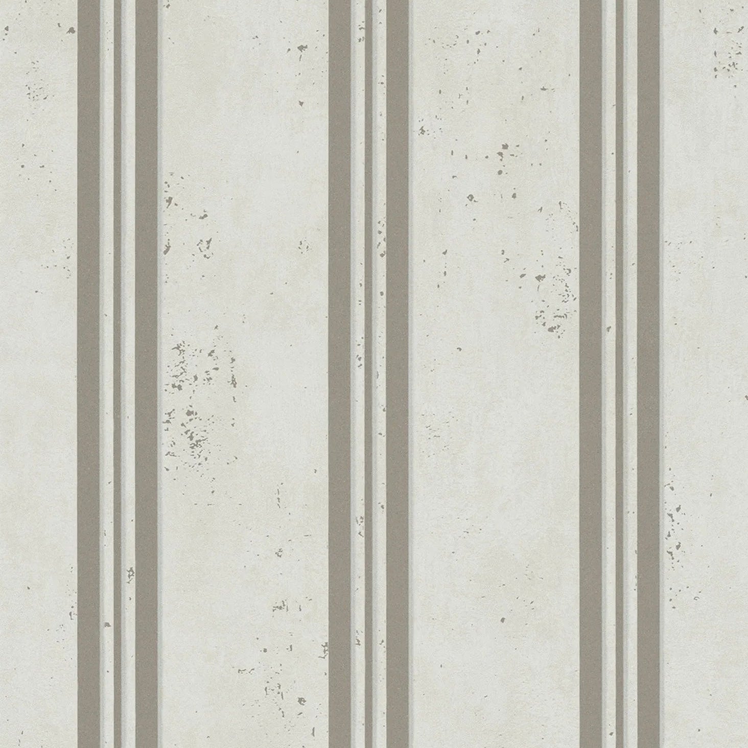 Marburg City Glam 32636 beige vertical stripe wallpaper with a softly distressed plaster-like ground.