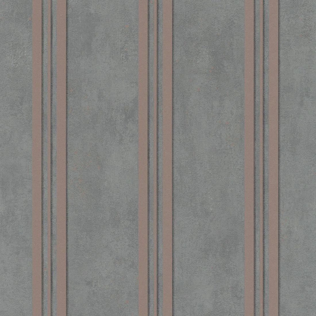Marburg City Glam 32637 grey vertical stripe wallpaper with plaster-like texture and warm taupe accents