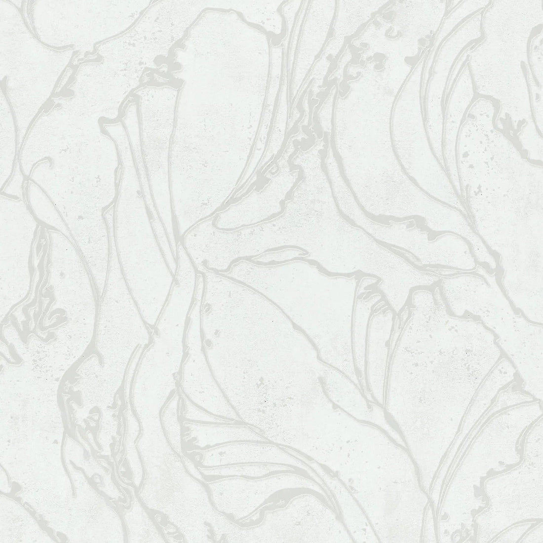 Marburg City Glow 34251 wallpaper with soft-white ground and light grey oversized leafy linework.