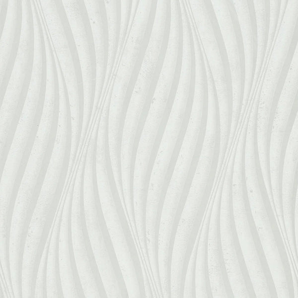 Marburg City Glow 34258 soft white wave stripe non-woven wallpaper