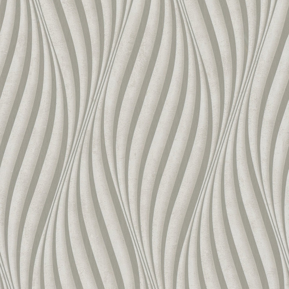Marburg City Glow 34259 greige wave stripe wallpaper with undulating vertical bands