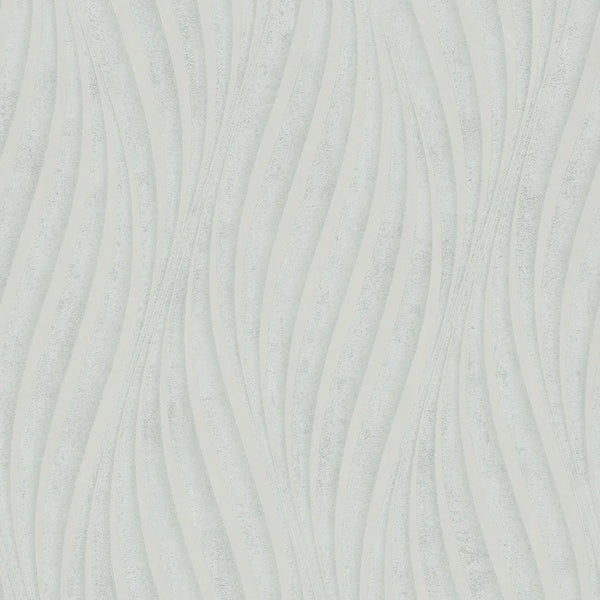 Marburg City Glow 34260 light grey wavy stripe non-woven wallpaper