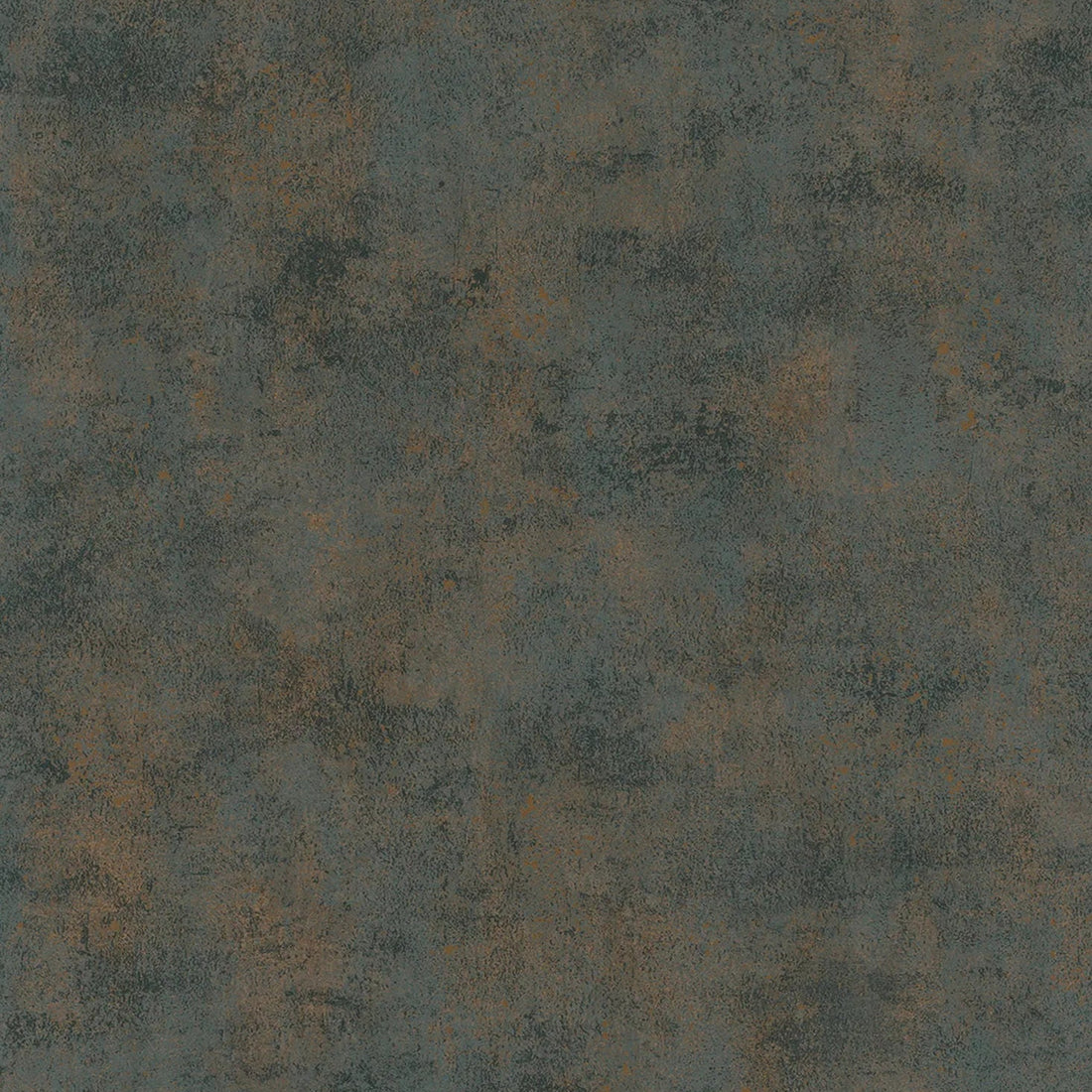 Marburg City Glow 34270 deep olive concrete-look wallpaper with copper patina